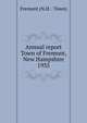 Annual report Town of Fremont, New Hampshire. 1935, Fremont (N.H. : Town) 
