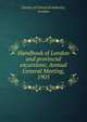Handbook of London and provincial excursions; Annual General Meeting, 1905, Society of Chemical Industry, London 