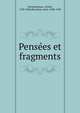 Pensees et fragments, Артур Шопенгауэр 