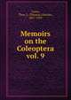 Memoirs on the Coleoptera. vol. 9, Casey, Thos. L. 