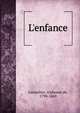 L'enfance, Lamartine Alphonse de 