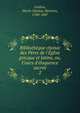 Biblioth?que choisie des P?res de l'?glise grecque et latine, ou, Cours d'?loquence sacr?e, Guillon, Marie-Nicolas-Silvestre, 1760-1847 