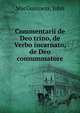 Commentarii de Deo trino, de Verbo incarnato, de Deo consummatore, MacGuinness, John 