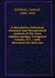 A descriptive, historical, chemical and therapeutical analysis of the Avon sulphur springs, Livingston County, N.Y. : with directions for their use, Salisbury, Samuel, 1806-1850 