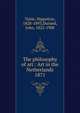 The philosophy of art : Art in the Netherlands. 1871, Taine Hippolyte 