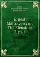 Ernest Maltravers; or, The Eleusinia. 2, pt.1, Edward Bulwer Lytton 