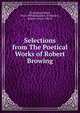 Selections from The Poetical Works of Robert Browing, Browning Robert 