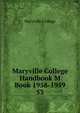 Maryville College Handbook M Book 1958-1959. 53, Maryville College 