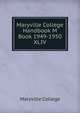 Maryville College Handbook M Book 1949-1950. XLIV, Maryville College 