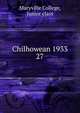 Chilhowean 1933. 27, Maryville College, Junior class 