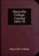 Maryville College Catalog 1892-93, Maryville College 