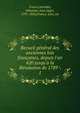 Recueil g?n?ral des anciennes lois fran?aises, depuis l'an 420 jusqu'? la R?volution de 1789, France,Jourdan, Athanase Jean L?ger, 1791-1826,France. Lois, etc 