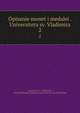Описание монет и медалей. Университета св. Владимира. Выпуск 2. Монеты Римской Республики, Antonovych, V. (Volodymyr), 1834-1907,Ky?vsky derzhavny universytet im. T.H. Shevchenka 
