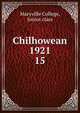 Chilhowean 1921. 15, Maryville College, Junior class 
