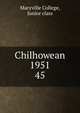 Chilhowean 1951. 45, Maryville College, Junior class 