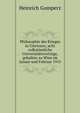 Philosophie des Krieges in Umrissen; acht volkst?mliche Universit?tsvortr?ge, gehalten zu Wien im Januar und Februar 1915, Heinrich Gomperz 