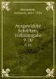 Ausgewhlte Schriften, Volksausgabe. 9-10, Hansjakob, Heinrich, 1837-1916 