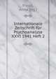 Internationale Zeitschrift fur Psychoanalyse XXVI 1941 Heft 2, Freud, Anna (Hg.) 
