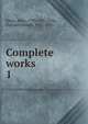 Complete works. 1, Keats John 