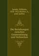 Die Beziehungen zwischen Geistesstorung und Verbrechen, Sander, Wilhelm, 1838-1922,Richter, A., joint author 