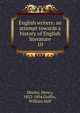 English writers: an attempt towards a history of English literature. 10, Morley, Henry, 1822-1894 