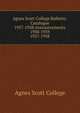 Agnes Scott College Bulletin: Catalogue 1937-1938 Announcements 1938-1939. 1937-1938, Agnes Scott College 