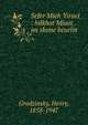 Sefer Mieh Yirael : hilkhot Miaot . im shene beurim, Grodzinsky, Henry, 1858-1947 