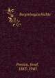 Bergreisegeschichte, Ponten, Josef, 1883-1940 