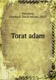 Torat adam, Strashun, Abraham David Moses, 1843- 
