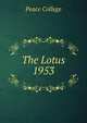 The Lotus. 1953, Peace College 