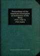Proceedings of the American Association of Instructors of the Blind. 1910-1920 & 1922 Index, American Association of Instructors of the Blind 