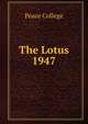 The Lotus. 1947, Peace College 