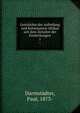 Geschichte der Aufteilung und Kolonisation Afrikas seit dem Zeitalter der Entdeckungen. 1, Darmst?dter, Paul, 1873- 