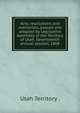 Acts, resolutions and memorials, passed and adopted by Legislative Assembly of the Territory of Utah. Seventeenth annual session, 1868, Utah Territory . 