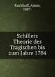 Schillers Theorie des Tragischen bis zum Jahre 1784, Kuckhoff, Adam, 1887- 