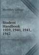 Student Handbook. 1939, 1940, 1941, 1942, Meredith College 