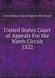 United States Court of Appeals For the Ninth Circuit. 1322, United States. Court of Appeals (9th Circuit) 