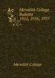 Meredith College Bulletin. 1955, 1956, 1957, Meredith College 