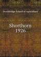 Shorthorn. 1926, Stockbridge School of Agriculture 