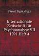 Internationale Zeitschrift fur Psychoanalyse VII 1921 Heft 4, Sigmund Freud 