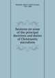 Sermons on some of the principal doctrines and duties of Christianity microform, Marshall, John G. (John George), 1786-1880 