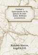 Unidad y Episcopado en la iglesia de Sub-India. Reflejos ecumenicos, Roncero Marcos, Angel S.D.B. 