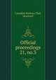 Official proceedings. 21, no.3, Canadian Railway Club, Montreal 