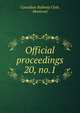 Official proceedings. 20, no.1, Canadian Railway Club, Montreal 