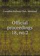 Official proceedings. 18, no.2, Canadian Railway Club, Montreal 