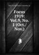 Focus. 1919: Vol.9, No. 1 (Oct./Nov.), State Normal School, Farmville, Va. 