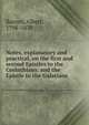 Notes, explanatory and practical, on the first and second Epistles to the Corinthians, and the Epistle to the Galatians, Albert Barnes 