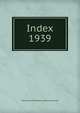 Index. 1939, University of Massachusetts at Amherst 