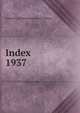 Index. 1937, University of Massachusetts at Amherst 