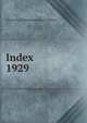 Index. 1929, University of Massachusetts at Amherst 